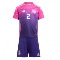 Camisa de time de futebol Alemanha Antonio Rudiger #2 Replicas 2º Equipamento Infantil Europeu 2024 Manga Curta (+ Calças curtas)